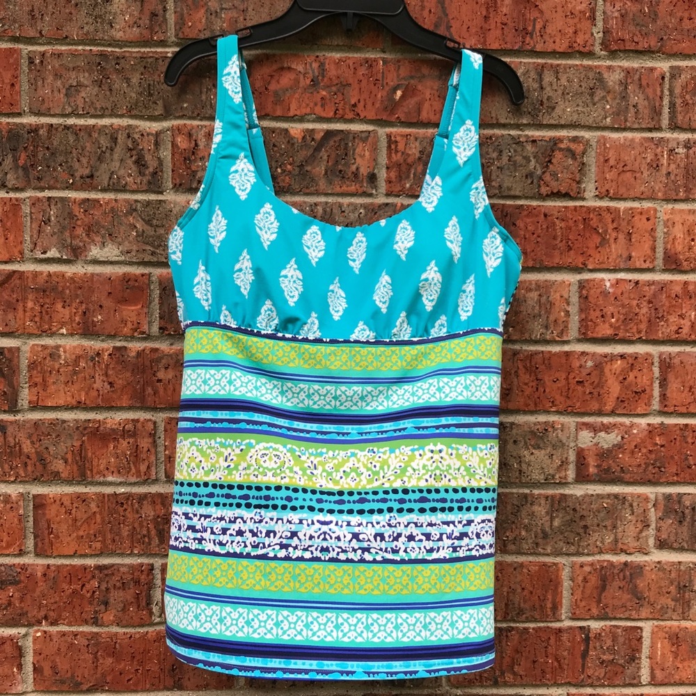 Land’s End Swim Tankini Top size 10